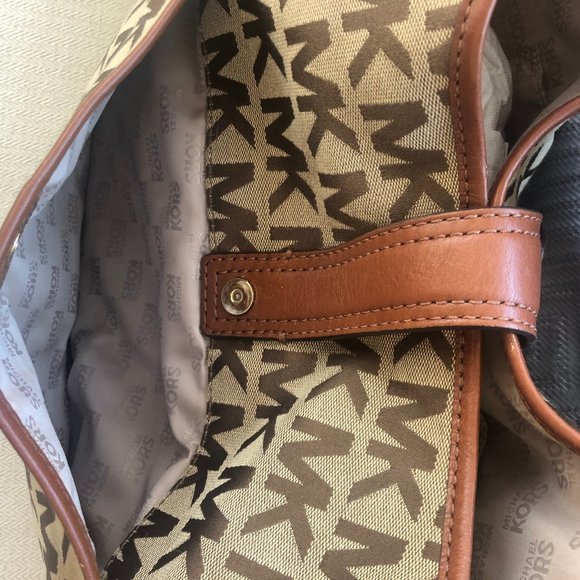 Michael Kors Charlton Canvas & Leather Tote - Picture 5 of 5